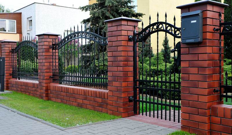 frontowa brama wjazdowa w Szczecinku